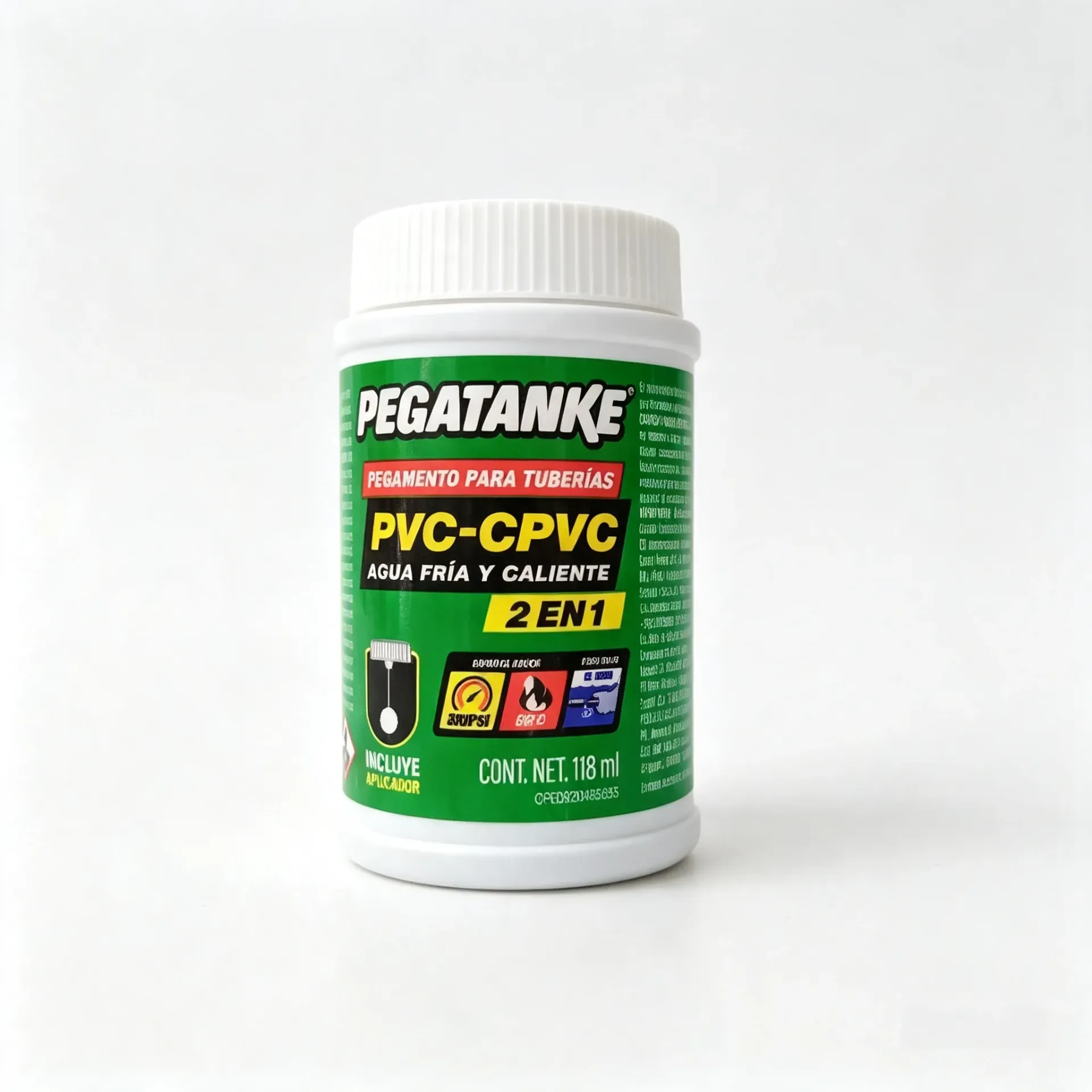 PEGA PARA PVC CPVC UPVC PEGATANKE 118ML