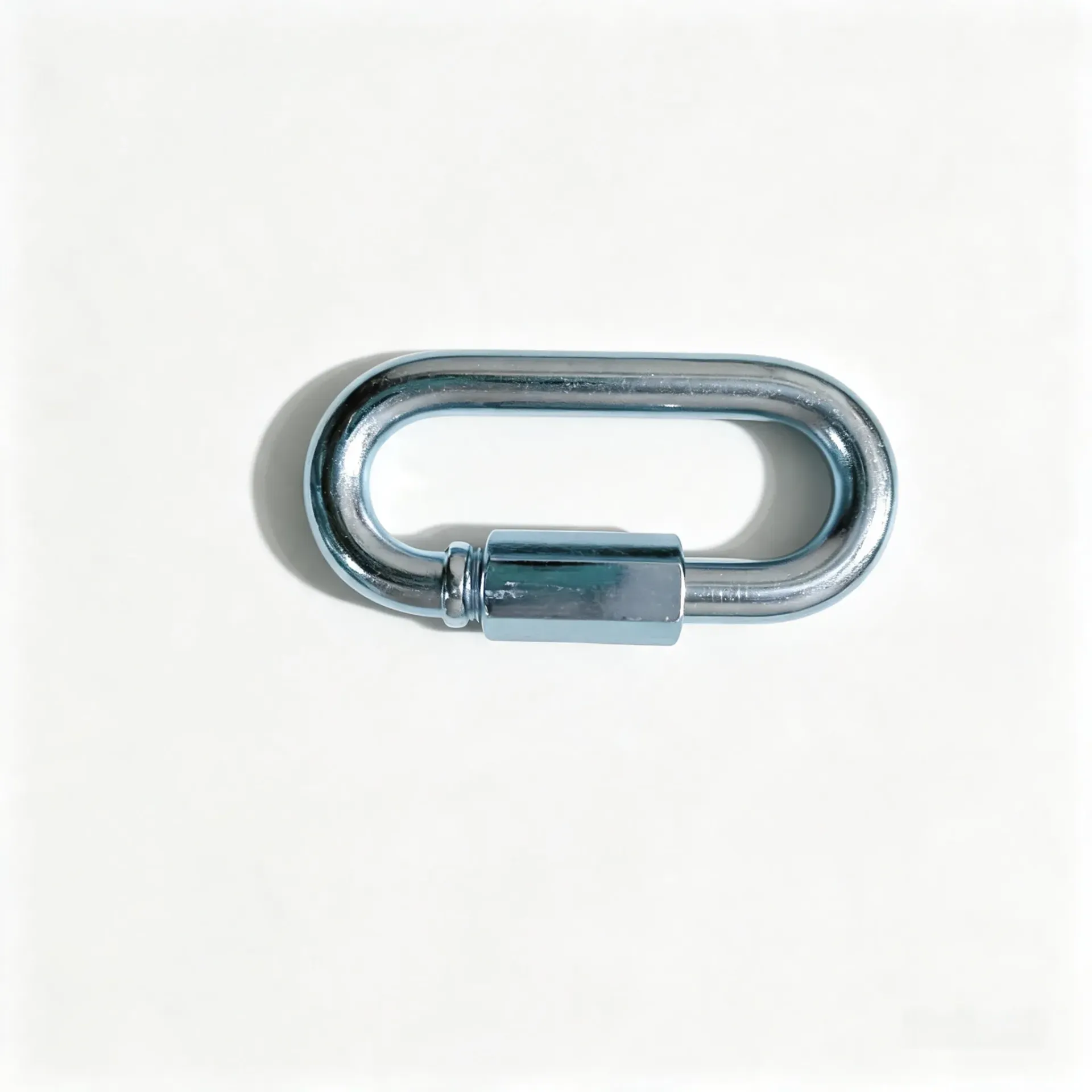 MOSQUETON CON TUERCA ACERO INOX 3/8"