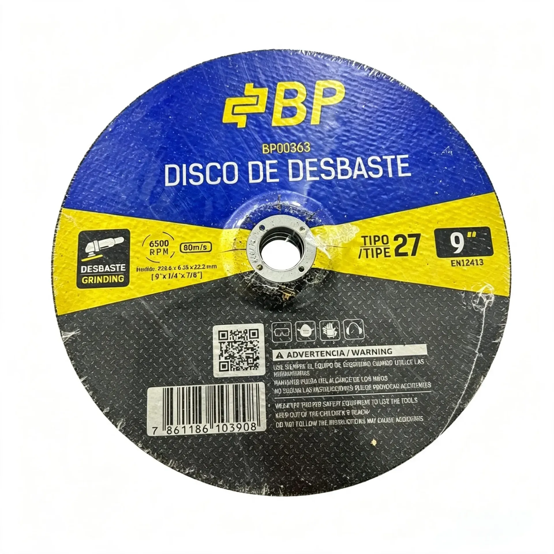 DISCO DESBASTE METAL 9 * 1/4 * 7/8
