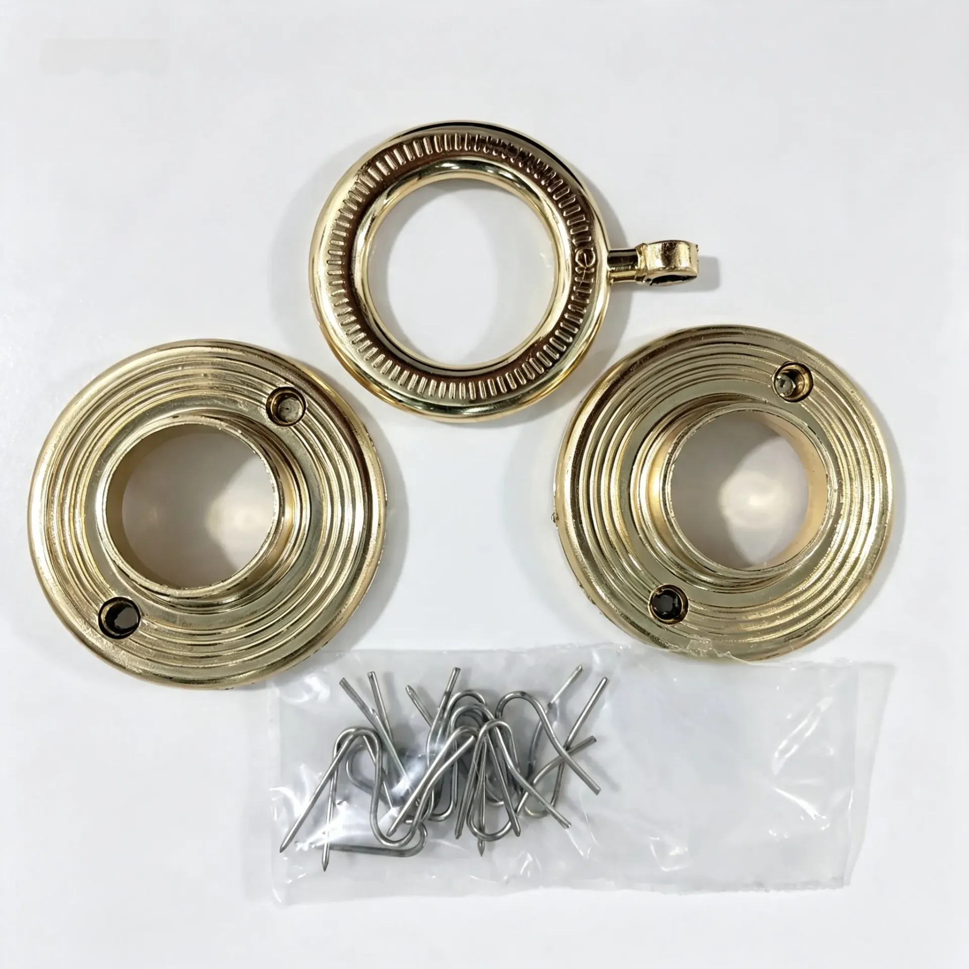 KIT DE CORTINA CERRADO DORADO 1 PULGADA