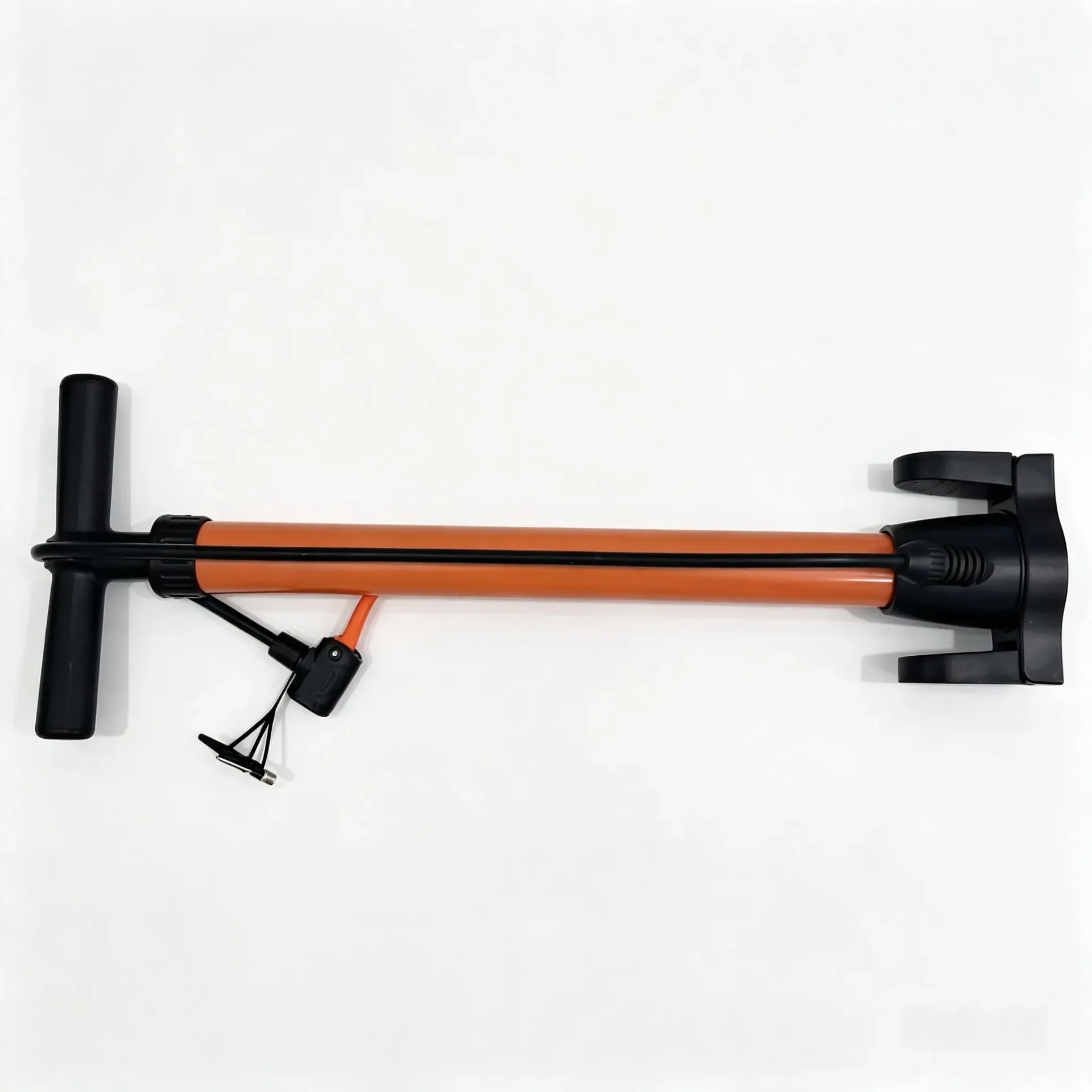INFLADOR DE LLANTAS DE PIE NARANJA MANUAL 60CM
