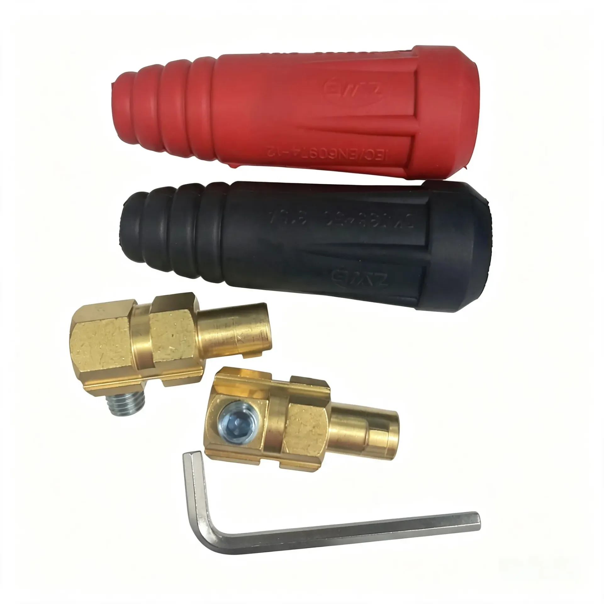 PAR CONECTORES MACHO 1/2" SOLDADORA
