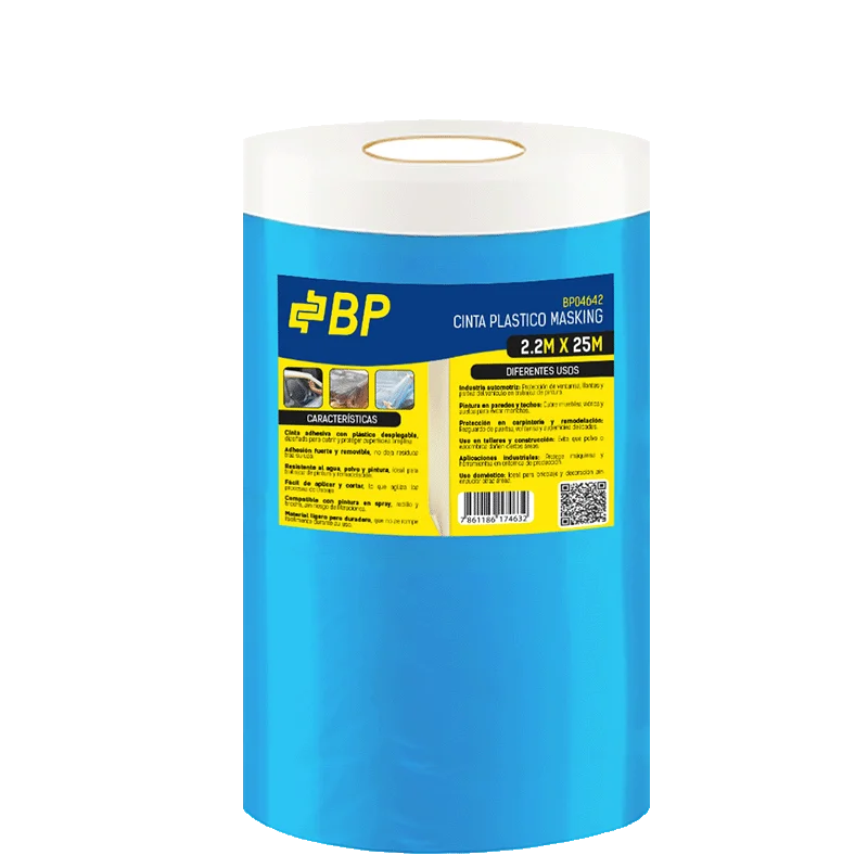 PLASTICO MASKING 220CM X 25MTS