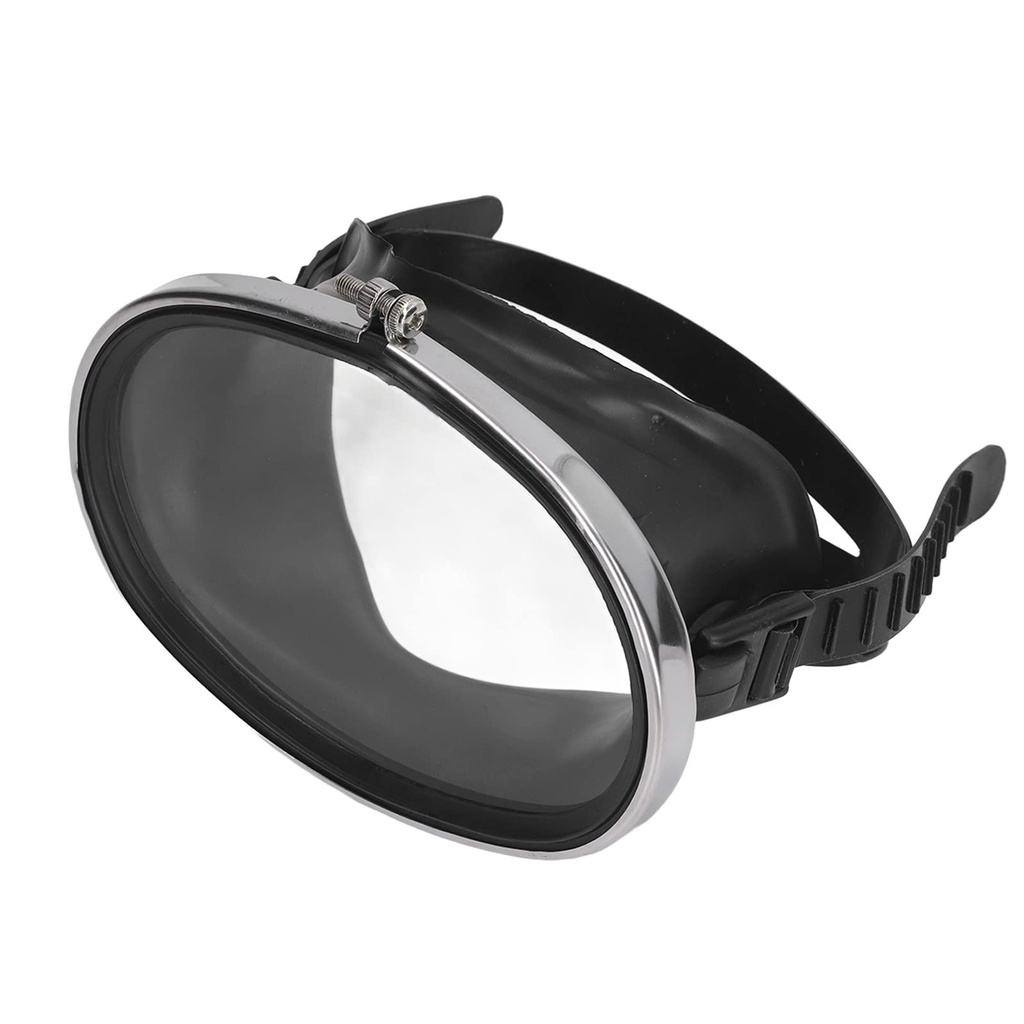 MASCARA DE PESCAR CON VIDRIO FILO METALICO REDONDA