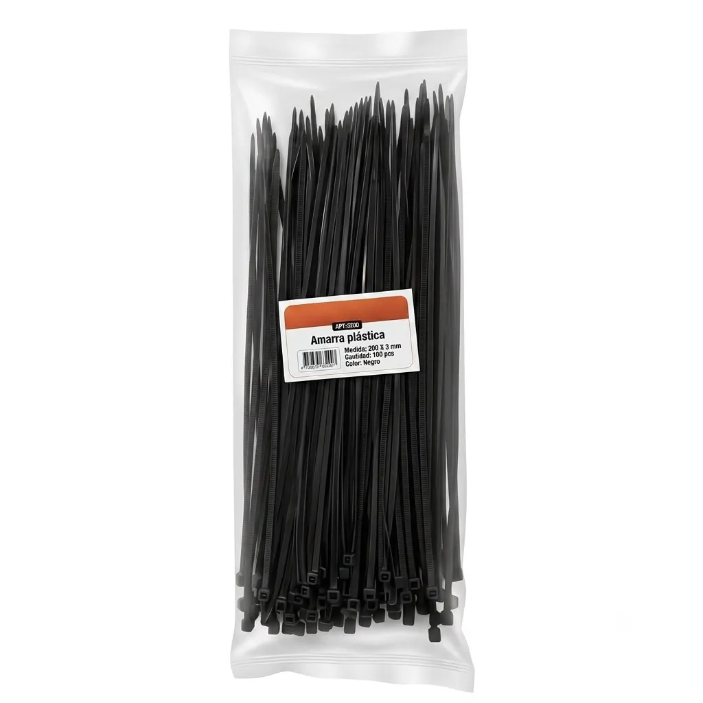 [FIJ-AMA-003] AMARRA PLASTICA 200MM 100PCS