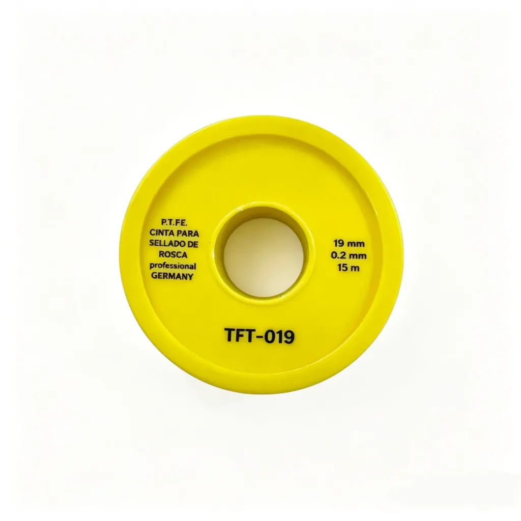 [PLO-TEF-001] TEFLON AMARILLO ½x10MTS