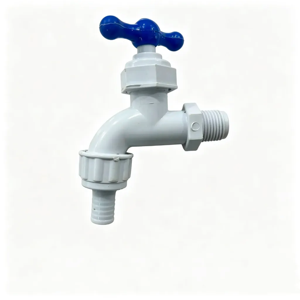 [REP-ACO-008] LLLAVE GRIFO PLASTICA C/ACOPLE AZUL