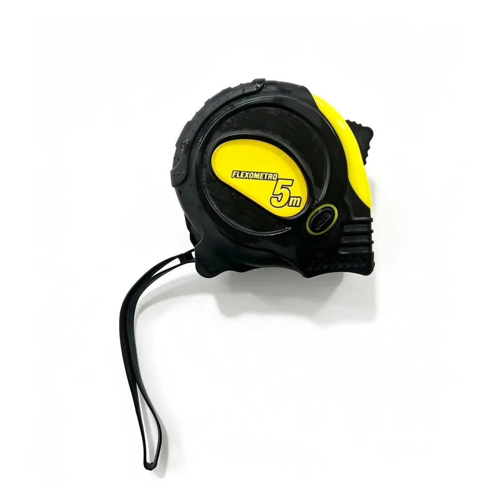 [HER-FLE-001] FLEXOMETRO 5 MTS NEGRO AMARILLO