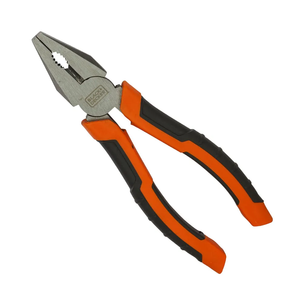 [HER-ALI-002] ALICATE UNIVERSAL 6" ACERO AL CARBONO NARANJA