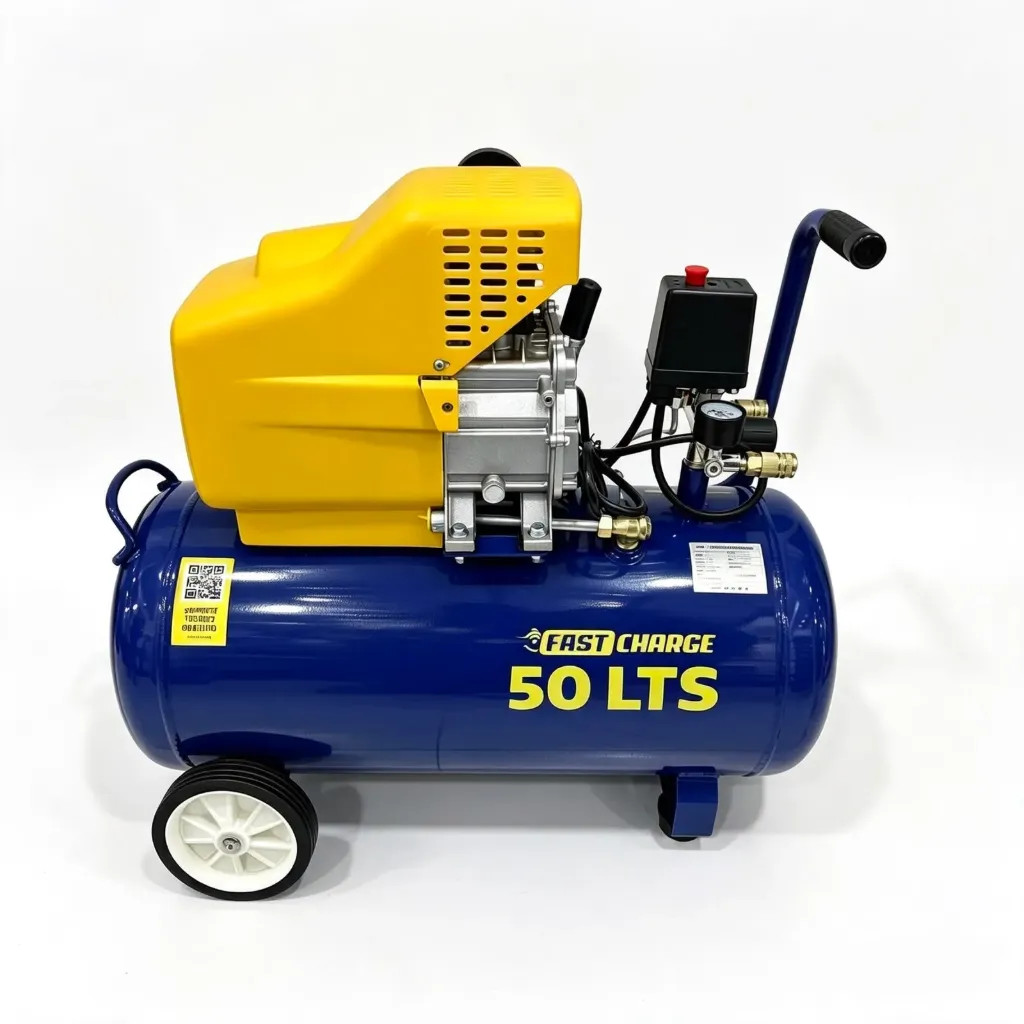 [COMP-002] Compresor de Aire 2.5 HP 50 Litros 115 PSI 110V Directo