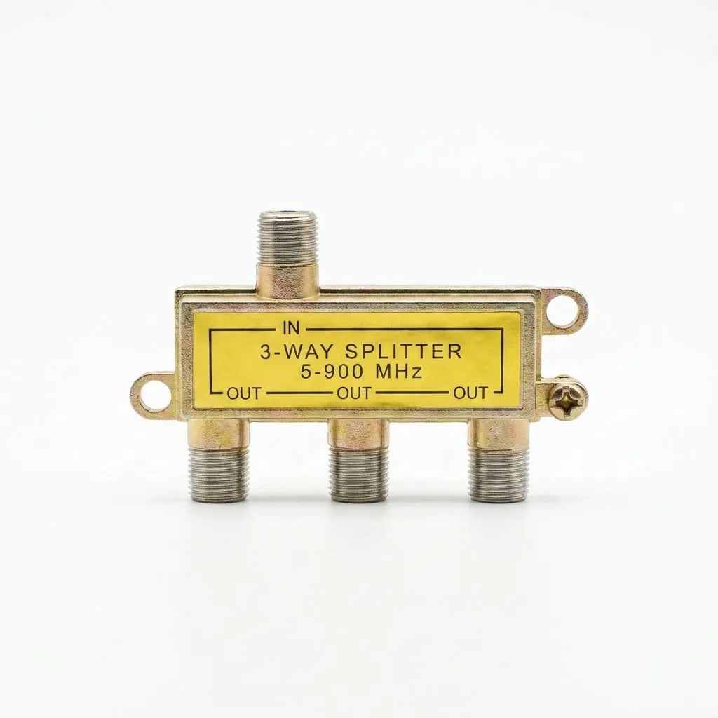 [ELE-CAB-007] SPLITTER 1 A 3 PARA CABLE COAXIAL