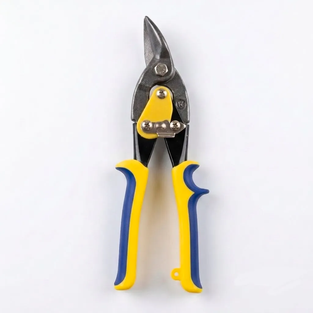[HER-TIJ-005] TIJERA HOJALATERA CORTE DERECHO 10" ACERO AL CARBONO