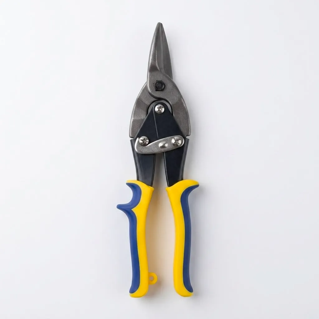[HER-TIJ-007] TIJERA HOJALATERA CORTE RECTO 10" ACERO AL CARBONO