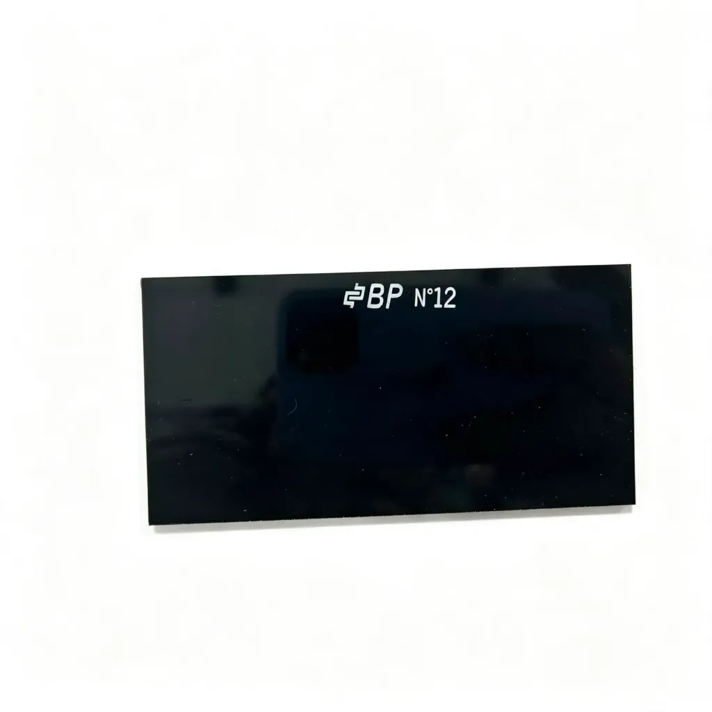 VIDRIO RECTANGULAR OBSCURO NRO 12