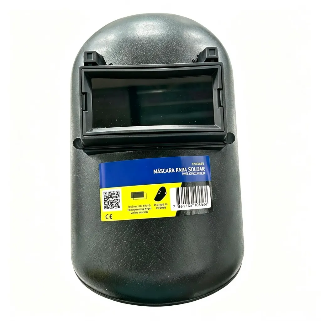 [GEN-083] MASCARA PARA SOLDAR NEGRA CON VIDRIO