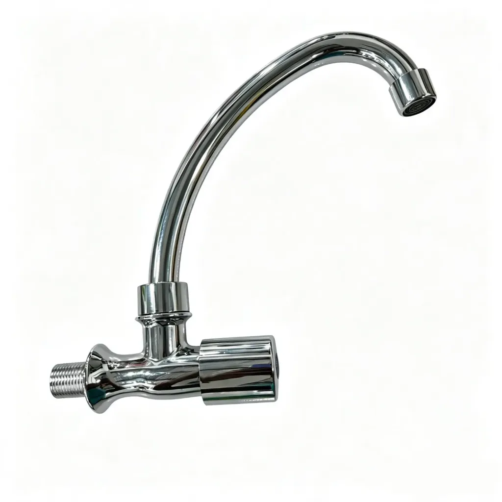 [HER-LLA-002] LLAVE COCINA DE PARED CROMADA 1/2"