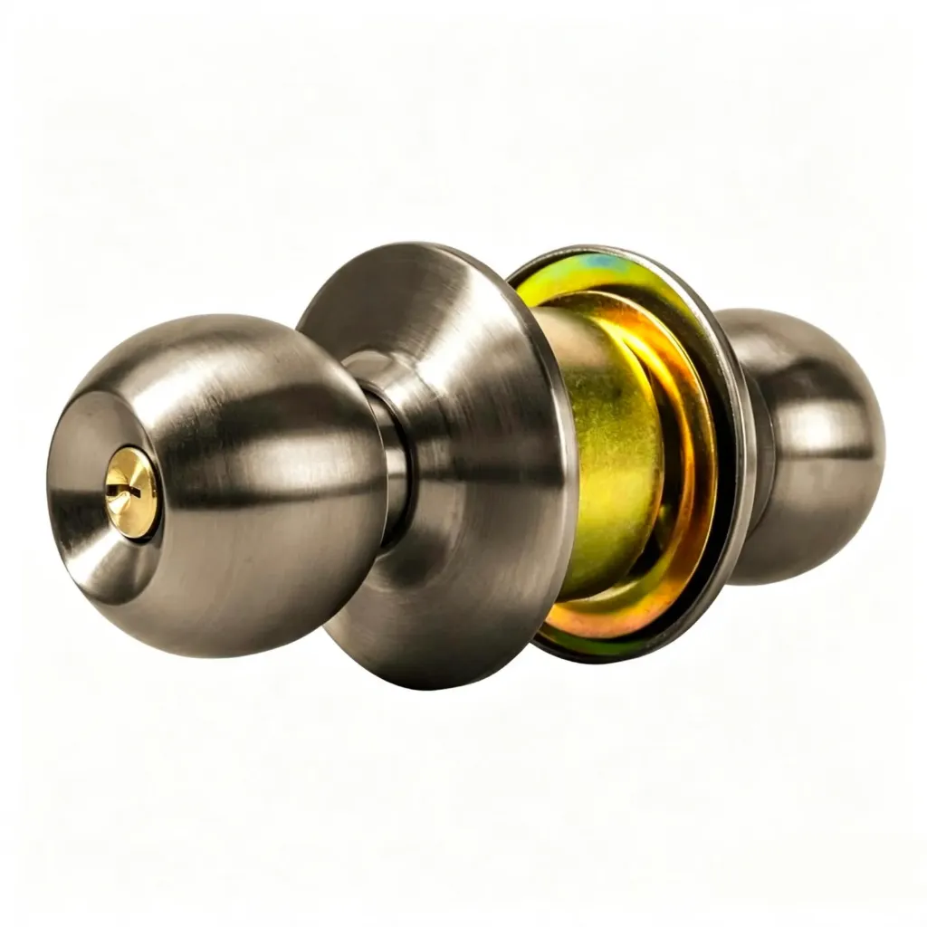 [CER-CER-001] CERRADURA CILINDRO POMO BRONCE ANTIGUO
