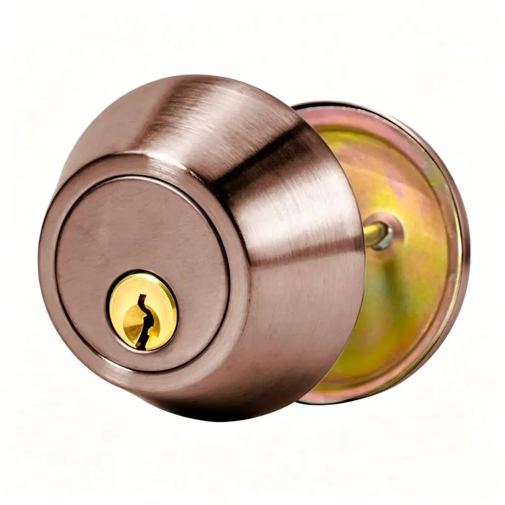 [CER-CER-007] CERRADURA CILINDRO SIMPLE COBRE ANTIGUO
