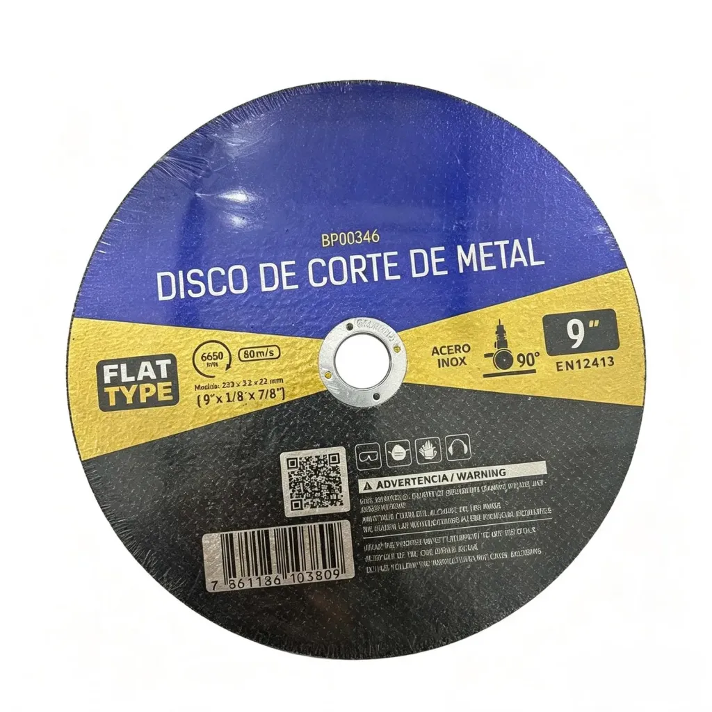[ABR-DIS-005] DISCO CORTE/METAL INDUSTRIAL 9*1/8*7/8