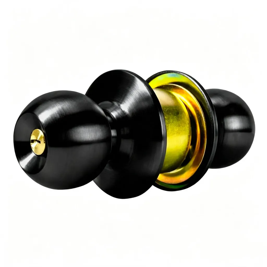 [CER-CER-002] CERRADURA CILINDRO POMO NEGRA