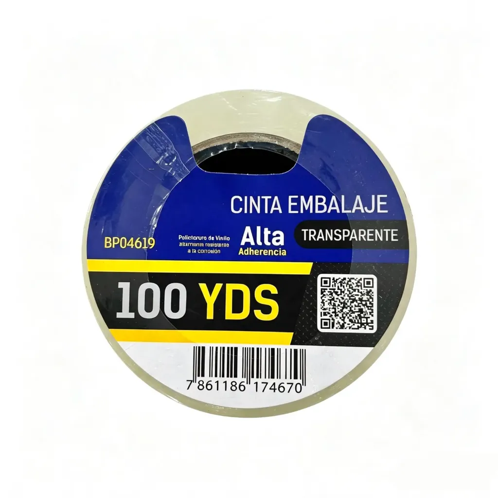 [FER-CIN-005] CINTA EMBALAJE TRANSPARENTE 48MM X 100YDS