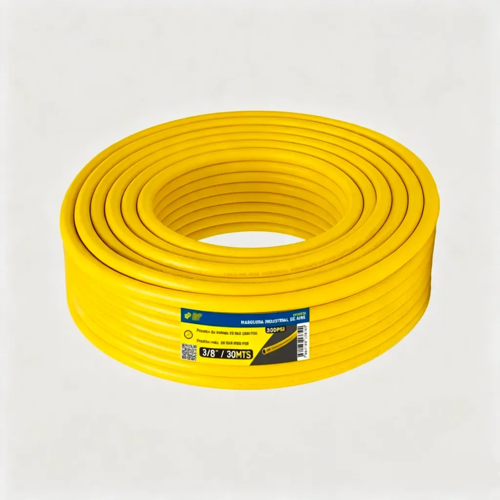 [PLO-MAN-014] MANGUERA AIRE INDUSTRIAL 3/8" - 20BAR (300PSI)/ROLLO 30MTS