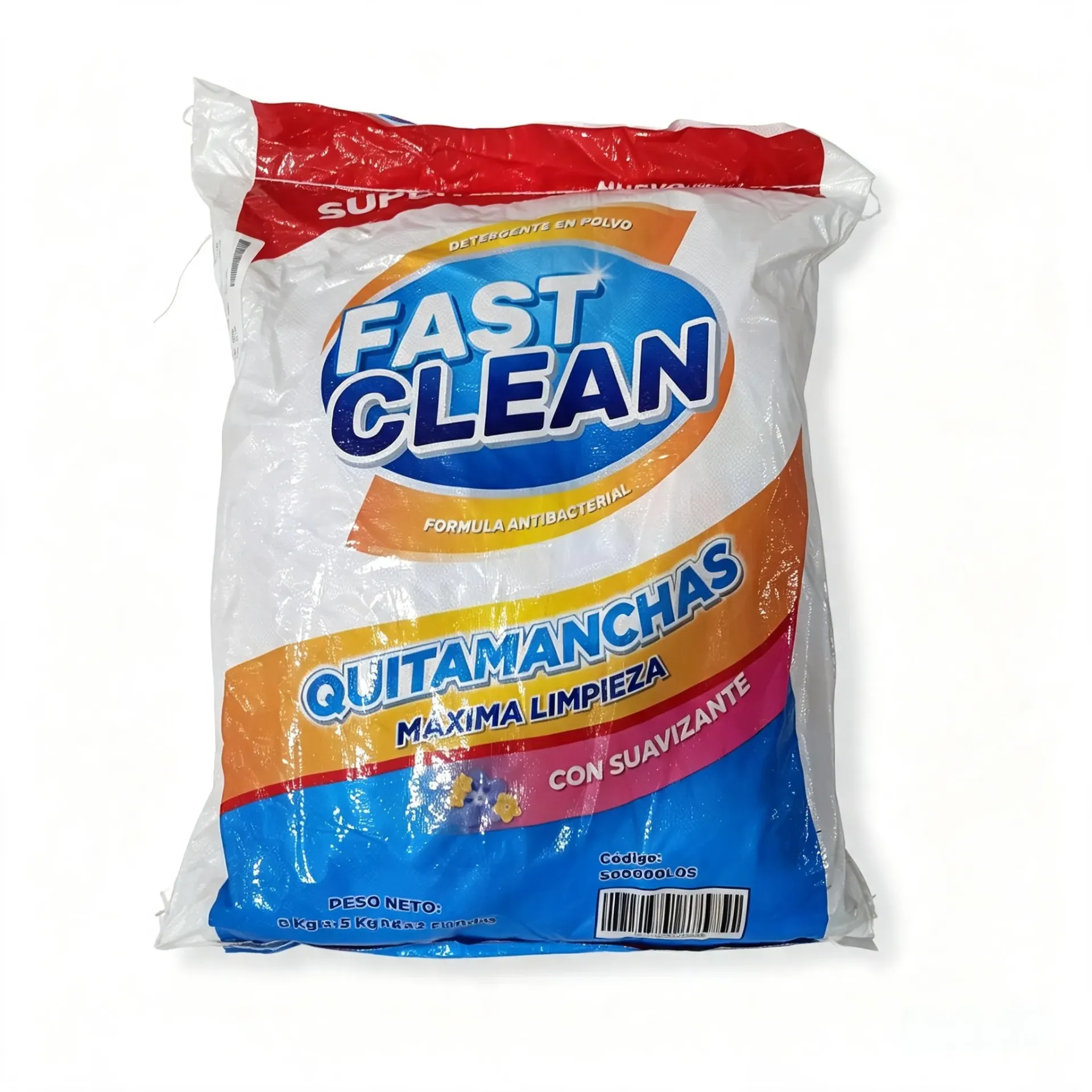 DETERGENTE EN POLVO FAST CLEAN 10KG